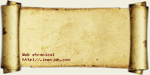 Jordanka Kovač vizit kartica